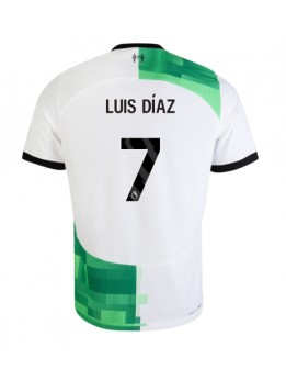 Billige Liverpool Luis Diaz #7 Bortedrakt 2023-24 Kortermet